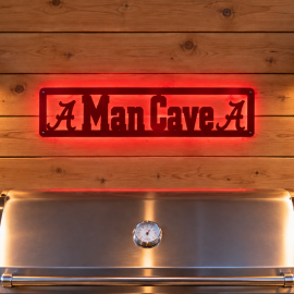 Alabama Man Cave LED Lighted Wall Sign
