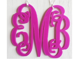 We have added Car charms to our online store check it out.  https://monogrammobile.com/mirror-monogram-15-6-x5-1-2-pvc.html 