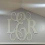 Monogram Vine or Block 3-Letter Wall Decor